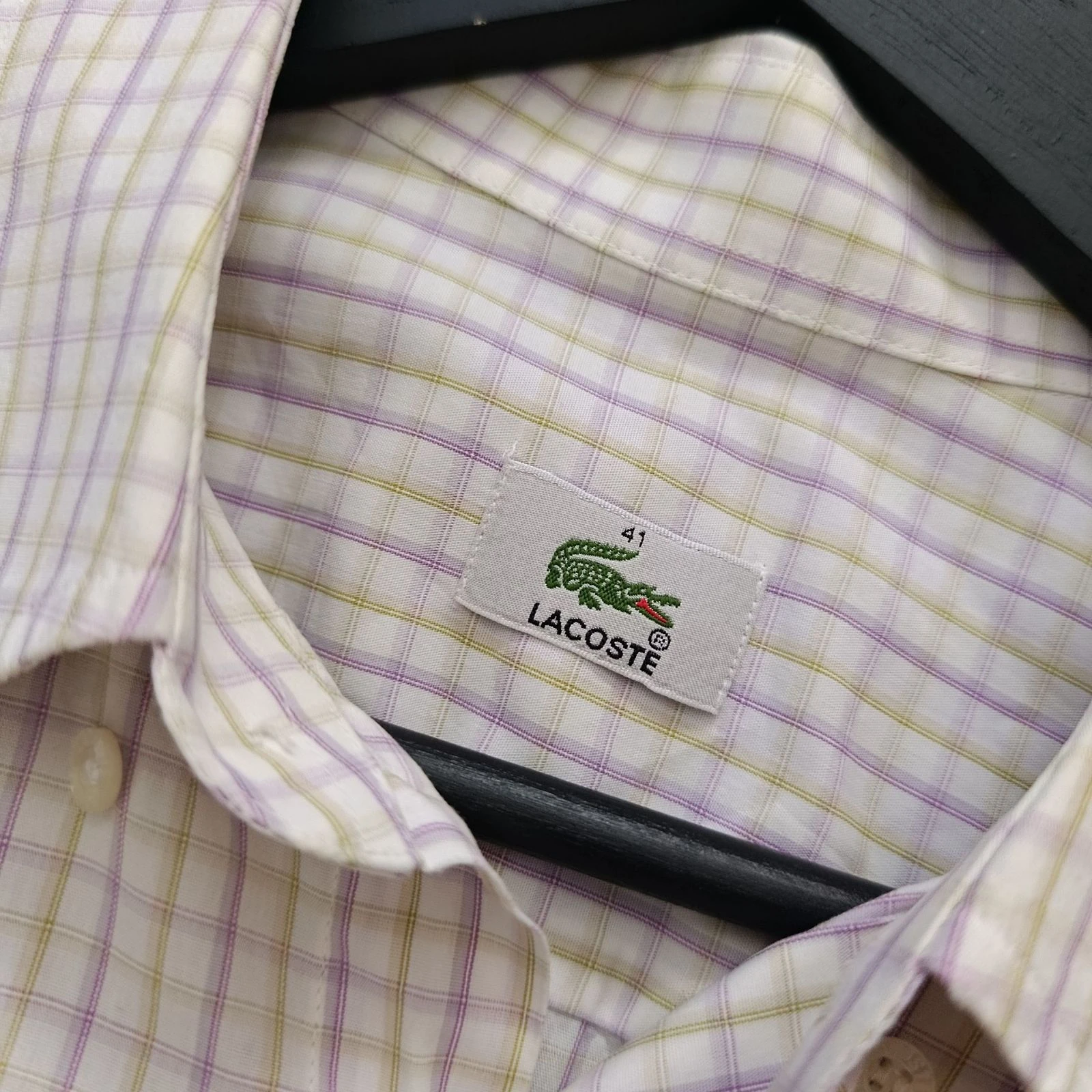 Camisa manga corta Lacoste vintage talla 41  – photo 2